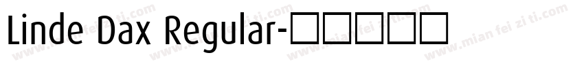 Linde Dax Regular字体转换